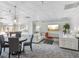 Community rec room with a billiard table, large screen television and modern sofas at 2479 Peachtree Rd # 503, Atlanta, GA 30305