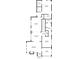 Detailed floor plan showcasing the layout of the kitchen, living room, bedrooms, and bathrooms at 2580 Acorn Ne Ave, Atlanta, GA 30305