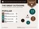 Local outdoor report showing nearby parks, golf courses, lakes, and hiking trails at 2580 Acorn Ne Ave, Atlanta, GA 30305