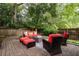 Well-designed backyard patio with comfortable seating, ideal for relaxation and outdoor gatherings at 2580 Acorn Ne Ave, Atlanta, GA 30305