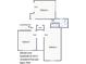Upstairs floor plan featuring multiple bedrooms and a full bathroom at 400 Kyle Ct, Fayetteville, GA 30215