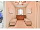 Spacious walk-in closet featuring a dresser and cushioned benches at 2727 Lost Mill Trce, Buford, GA 30519