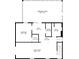 Floorplan featuring a Gathering room, screened porch, one bedroom, one bathroom, a hall, and a room at 3880 Northpoint Dr, Marietta, GA 30062
