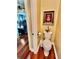 Half bathroom features a toilet, wall decor, and a framed picture at 3397 Holly Glen Dr, Dacula, GA 30019