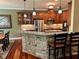Gourmet kitchen with stone counter and stainless appliances is perfect for cooking at 3397 Holly Glen Dr, Dacula, GA 30019