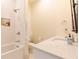Simple bathroom featuring a combination shower and tub at 4785 Brinkley Ln, Atlanta, GA 30342