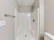 Bathroom includes a shower and tub combo, and towel bar at 1660 Mallard Cir, Conley, GA 30288