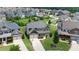 Beautiful neighborhood showcasing the home's placement on a spacious lot with lush landscaping and mature trees at 4280 Castlewood Rd, Cumming, GA 30040