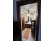 Bathroom featuring a sink, a mirror, storage, and tile flooring at 5925 Tortosa Pl, Atlanta, GA 30349