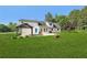 Spacious backyard featuring a patio, gazebo, and fenced perimeter at 3880 Dial Mill Ne Rd, Conyers, GA 30013