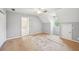 Bedroom has a ceiling fan, window, and closet at 3880 Dial Mill Ne Rd, Conyers, GA 30013