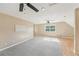 Bonus room features neutral paint, window, carpet and hard wood floors at 3880 Dial Mill Ne Rd, Conyers, GA 30013