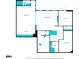 Finished basement floor plan featuring a wet bar, sitting room, recreation room, and exercise room at 107 Owens Mill Place, Canton, GA 30115
