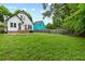 Large backyard with new lawn and a wood privacy fence at 969 Oak Sw St, Atlanta, GA 30310
