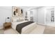 Spacious main bedroom with ensuite bathroom, modern decor and neutral walls at 969 Oak Sw St, Atlanta, GA 30310