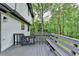 Spacious deck with a built-in bench, perfect for outdoor relaxation at 2211 Rocky Mill Dr, Lawrenceville, GA 30044