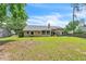 Home with a spacious backyard, fence, and lots of trees at 9959 Point View Dr, Jonesboro, GA 30238