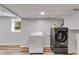 Laundry area featuring modern washer and dryer at 385 Vineyard Nw Dr, Marietta, GA 30064