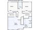 Second level floorplan layout at 1075 Litchfield Sw Way, Marietta, GA 30060