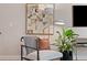 Stylish living room features a comfortable chair, modern art, and natural light, creating a cozy space at 1242 Morton Trce Se Trce, Atlanta, GA 30316