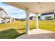 Large, flat backyard perfect for outdoor activities and entertaining at 1341 Midnight Ride Ct, Hampton, GA 30228