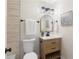 Bathroom featuring a shower, sink and modern fixtures at 1490 Diplomat Dr, Riverdale, GA 30296