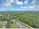Expansive aerial view of a community nestled among dense, green woodlands at 2376 Roberts View Trail, Buford, GA 30519