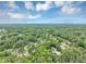 Real estate featuring a wide shot of a lush, wooded neighborhood from above at 2376 Roberts View Trail, Buford, GA 30519
