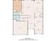 Detailed first floor plan showcasing the layout of the home, including the kitchen and Gathering room at 2376 Roberts View Trail, Buford, GA 30519
