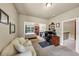 Inviting room with a blend of workspace and bedroom area, offering a flexible open layout at 2376 Roberts View Trail, Buford, GA 30519