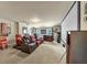 Enjoy movies in this theater room with projector screen and comfortable reclining seating at 2376 Roberts View Trail, Buford, GA 30519