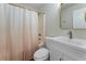 Bathroom with a shower/tub combination and white vanity at 136 Walkers Pond Dr, Villa Rica, GA 30180