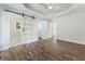 Spacious bedroom with hardwood flooring, windows, and ceiling with fan at 136 Walkers Pond Dr, Villa Rica, GA 30180