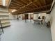 Spacious unfinished basement with a fireplace, exposed ceiling and utilities at 342 Mccurry Rd, Stockbridge, GA 30281