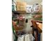 Storage closet with shelves filled with boxes and household items for organization at 5047 Chupp Way Cir, Lithonia, GA 30038