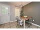 Charming dining nook with modern lighting at 92 Confidence Ct, Temple, GA 30179