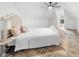 Attic bedroom features a sloped ceiling and cozy decor at 1358 Peppergrass Nw Trl, Acworth, GA 30101