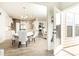 Open concept dining area connects seamlessly to the kitchen and outdoor patio for easy entertaining at 500 Garvin Dr, Woodstock, GA 30189