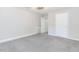 Bedroom features neutral paint and carpet, a double door closet, and inset ceiling lighting at 1463 Shadowrock Hts, Marietta, GA 30062