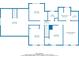 Detailed floorplan of the home's second level, showing the layout of the bedrooms and bathrooms at 1463 Shadowrock Hts, Marietta, GA 30062