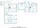 Complete floorplan of the home with labeled rooms and dimensions on all levels at 1463 Shadowrock Hts, Marietta, GA 30062