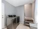 Well-equipped laundry room with modern washer/dryer and convenient access to stairs at 1463 Shadowrock Hts, Marietta, GA 30062