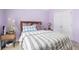 Bedroom with a bed and view of double door closet at 436 Berkshire Pl, Fairburn, GA 30213
