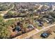 Scenic aerial view of houses surrounded by lush trees and a golf course at 1874 Mcgarity Rd, Mcdonough, GA 30252