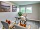 Office with a glass table, two guest chairs, and windows for natural light at 2932 Valley Ridge Dr, Decatur, GA 30032