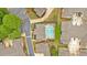 Aerial view showing the neighborhood pool at 1078 Camry Cir, Dallas, GA 30157