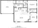 Detailed floor plan showcasing living room, kitchen, bedrooms, bathrooms, laundry, dining area, and garage with dimensions at 1078 Camry Cir, Dallas, GA 30157