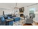 Cozy living room with a beautiful fireplace and stylish furnishings at 3967 Manson Se Ave, Smyrna, GA 30082