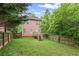 The backyard has a privacy fence and access to a wood deck from the home's back entrance at 2171 Wilson Nw Ave, Atlanta, GA 30314