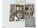 Open concept floor plan showing the kitchen, living room, and bedrooms at Lot 1 Perkins Rd, Dallas, GA 30157
